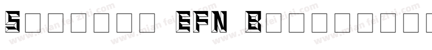 Switzer EFN Beveled字体转换